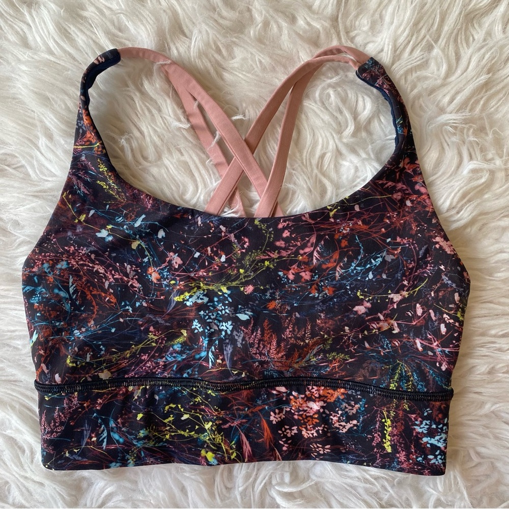 Lululemon Energy Bra Longline Medium Support B/C Cup Women’s Size 4